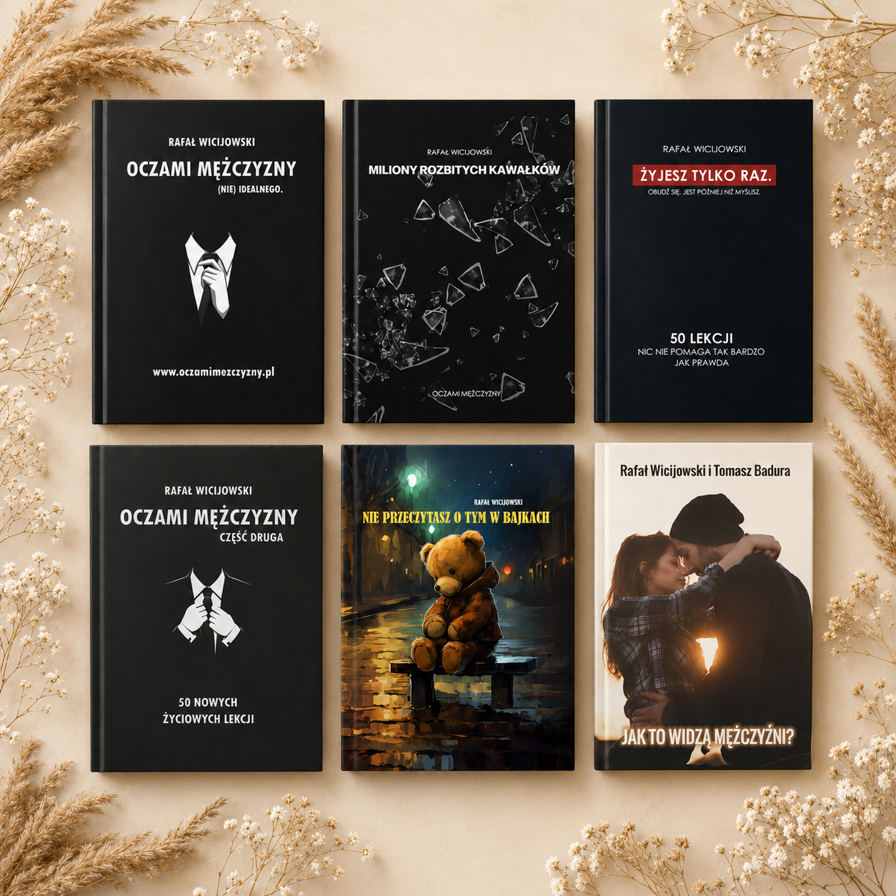 Pakiet książek „Oczami Mężczyzny” – 4+2 GRATIS